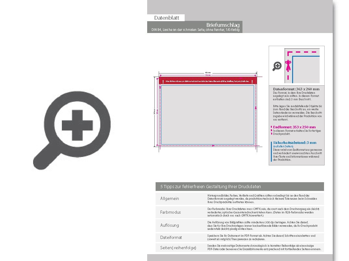 Product Bild briefumschlag_din_b4_(lasche_an_der_schmalen_seite)__haftklebend_ohne_fenster__einseitig_1_0_schwarz-_wei___bedruckt